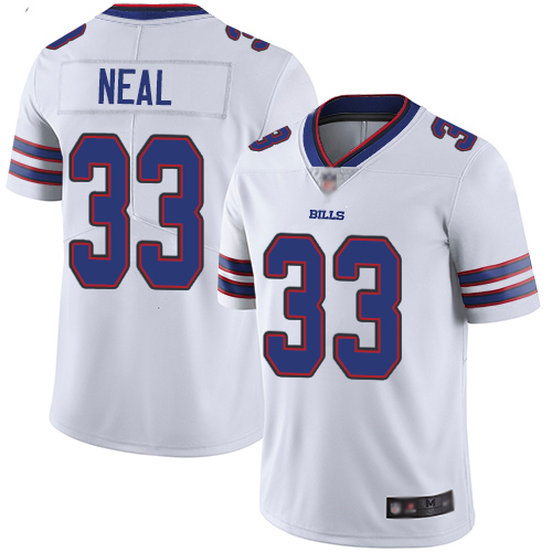 Men Buffalo Bills #33 Siran Neal White Vapor Untouchable Limited Player NFL Jersey